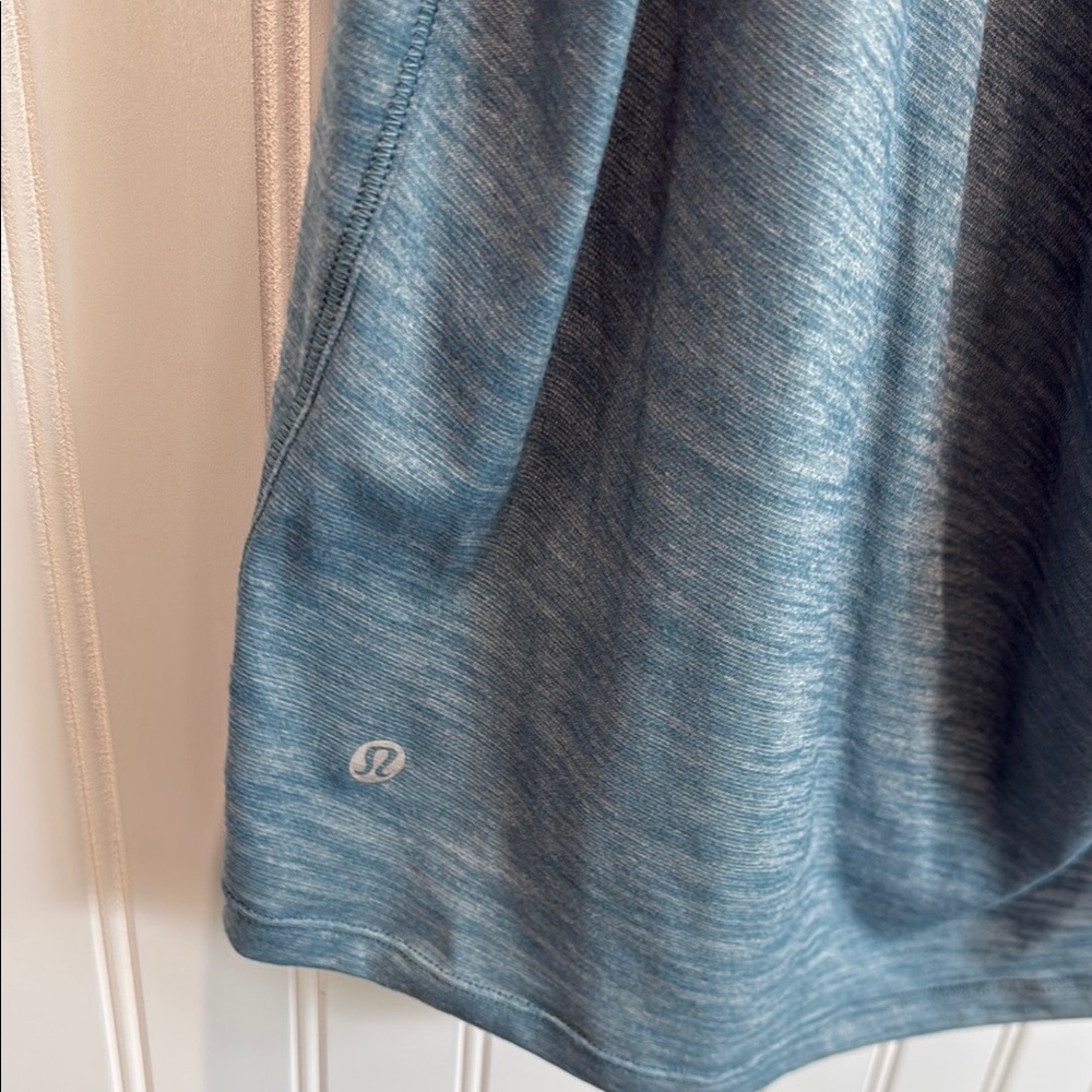 Lululemon Heathered Blue Low Key Tank - Picture 6 of 9